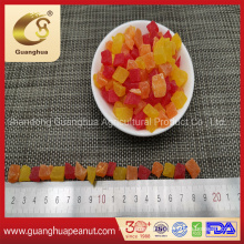Mixed Color Different Tastes Dried Papaya Dices